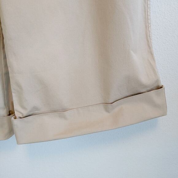 Lauren Ralph Lauren Women's Wide Leg Contemporary Minimalist Cuffed Pants Sz 14 - Picture 2 of 8